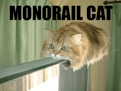 Classic Monorail Cat animation